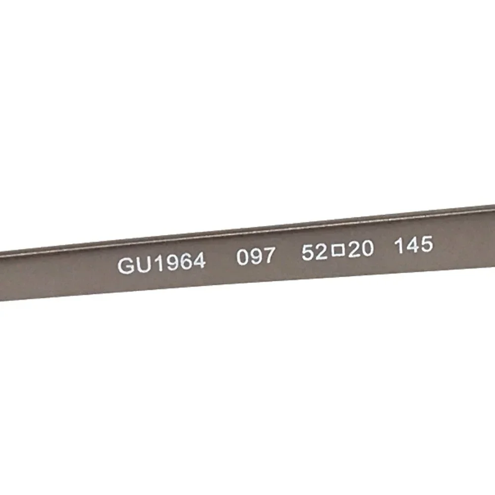 Guess Eyeglasses Frames GU1964 097 Gray Tortoise Gunmetal Round 52-20-145